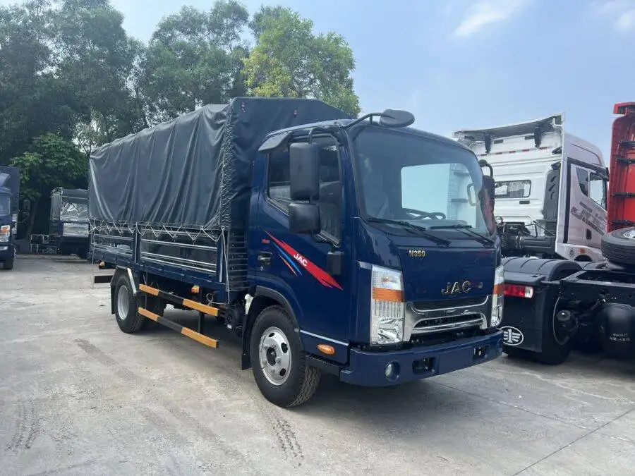 Jac N350S Pro E5 3.5 Tấn Thùng Bạt 4.5m động cơ Cummins